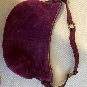 Coach suede purse